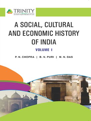cover image of A Social Cultural and Economic History of India, Volume I